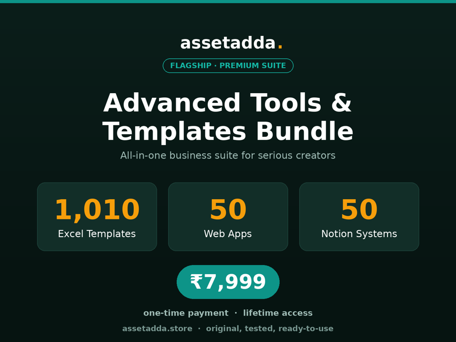 Advanced Tools and Templates Bundle